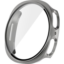 Maks Technology Galaxy Watch 8 44MM Sert Pc Kasa ve Ekran Koruyucu Mkst Watch Gard 38 - Titanyum