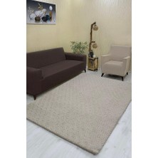 Yakamoz Model Welsoft Halı Örtüsü Vizon Renk - 160 x 230