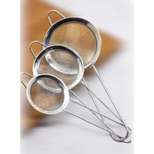 Trend Home Life Çay Süzgeci Paslanmaz Metal Çay Süzgeci Bitki Çayı Demleme Süzgeç Çok Amaçlı 3 Lü Set