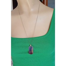 Sinem Şanlı Çelik Künye 60 cm Unisex Kolye – Erkek & Kadın