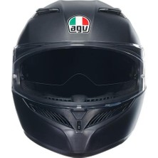 Agv K3 Mono Matt Black Kapalı Kask