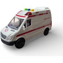 Duman Işıklı Sesli Sürtmeli Ambulans