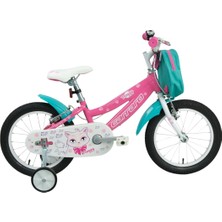 Carraro Moggy - 12 Jant Alüminyum Çocuk Bisikleti - Pembe Beyaz Turkuaz