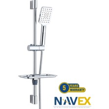 Drom Navex Dusj Krom Sürgülü Duş Seti 5 Yıl Garantili