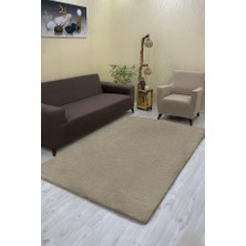 Düz Model Welsoft Halı Örtüsü Vizon Renk - 160 x 230