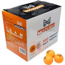 Supertrend Mozuru MZR100-ORG Ittf Onaylı Turuncu Pinpon Topu 100LÜ