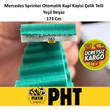 Platin Hırdavat Mercedes Sprinter Otomatik Kapi Kayisi Çelik Telli Yeşil Beyaz 1,73 cm PLT0059