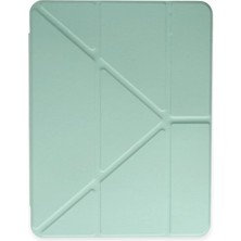 Magicool Ipad Pro 12.9 (2021) Kılıf Kalemlikli Mars Tablet Kılıfı - Açık Yeşil