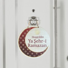Ramazan Özel Kapı Süsü | Hoşgeldin Ya Şehr-I Ramazan Mdf Askılı Kapı Süsü