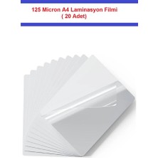 KarmaOfis 125 Micron A4 Laminasyon Filmi (20 Adet)