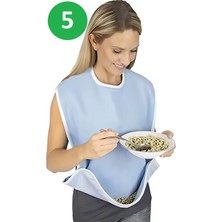 Ht Sağlık 5 Adet Yıkanabilir Yetişkin Yemek Önlüğü