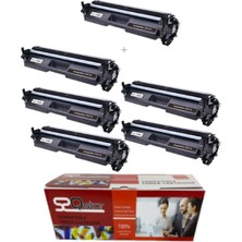 Qstar Hp Çipli 17A CF217A 5 + 1 Ekonomik Paket Garantili Uyumlu Toner M102A/M120W/M130A Muadil Toner
