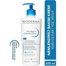 Bioderma Atoderm Ultra Vücut Kremi 500 ml Kuru Ciltre Için Besleyici ve Nemlendirici Krem