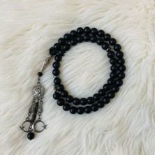 Uretti - Ali 7128 3812 El Yapımı Oniks Doğal Taş Tesbih