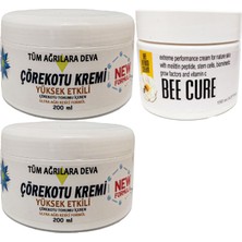 Çörekotu Çörek Otu Kremi White Box 2 Adet 200 ml + Beecure Krem 150 ml / Krem Seti