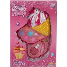 Popüler Sepet Dondurma Şekilli 2 Katlı Makyaj Güzellik Seti - 2595