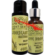 Eros Legent 60 ml Lubricant Gel Kolay Kayganlık Jeli + Soğuk Erkeklere Özel Içecek 30 ml