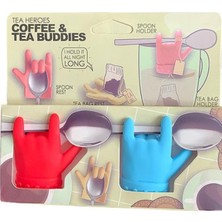 Store Mania 2'li Silikon Tutucu Çay ve Kahve Aksesuar Seti STRMIA-RSTTT34