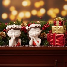 Ikili Kız Fügür Dekor