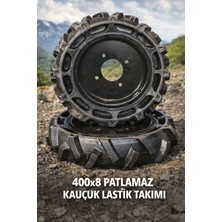 Dalaz,grillo Çapa  Makinesi Uyumlu Dolgu,kauçuk Yeni Nesil Lastik  400X8