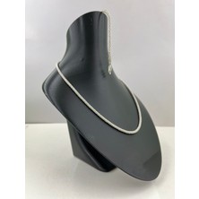 İkonive 925 Ayar Gümüş Erkek Kolye – Mısır Örgü Ince Model | Şık & Hediyelik Takı |rodyum Kaplama