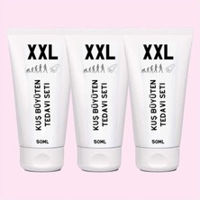 Kuş Büyütmeye Krem 3 Adet Erkeklere Özel Enine-Boyuna-Hacmine Penismasaj Bakımkremi 50 ml