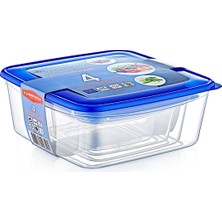 Store Mania 4'lü Kare Saklama Kabı Seti  STRMIA-RSTTT34