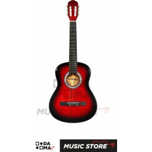 Sanchez 36" 3/4 Junior Klasik Gitar - Kırmızı