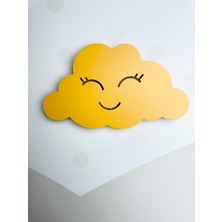 Bon Chic Baby Gün Işığı LED Duvar Aydınlatma Gülen Bulut Sarı