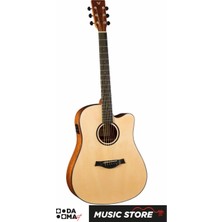 Valler VA530CEQ Elektro Akustik Gitar - Naturel