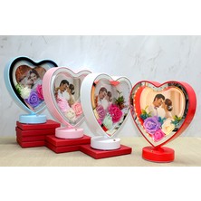 Store Mania Kişiye Özel Fotoğraf Alanlı Kalpli LED Çerçeve Model 2 STRMIA-RSTTT34