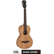 Valler PRL200 Parlor Travel Mini Akustik Gitar – Naturel Mat