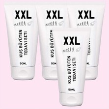 Kuş Büyütmeye Krem 4 Adet Erkeklere Özel Enine-Boyuna-Hacmine Penismasaj Bakımkremi 50 ml