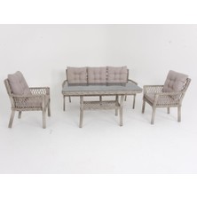 Fusion Üçlü Rattan Bahçe Oturma Grubu | Rehome