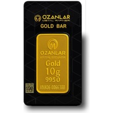 Maxigold Kuyumculuk 10 gr 24 Ayar Külçe Altın