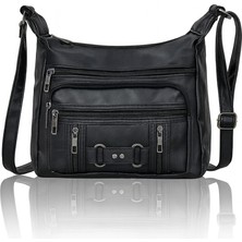 Av A Dos Kadın Yıkama Deri Omuz Çantası Çok Bölmeli Gözlü Anne Kadın Çanta Çapraz Askılı Çapraz Askılı