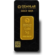 Maxigold Kuyumculuk 5 gr 24 Ayar Külçe Altın