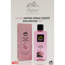 Ilgaz Elegance Series Japon Kiraz Çiçeği Kolonyası 400 ml 80 Derece Eau De Cologne