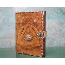 Store Mania Taşlı Deri Defter Model 4  STRMIA-RSTTT34