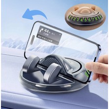 Store Mania 360° Dönebilen Yapışkanlı Numaratörlü Araç Telefon Tutucu  STRMIA-RSTTT34