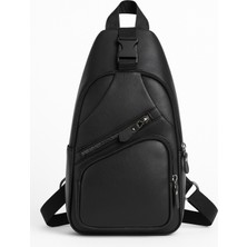 Av A Dos Unisex Yıkama Deri Kulaklık Usb Çıkışı Çapraz Askılı Bel Omuz Göğüs Seyahat Çanta Bodybag