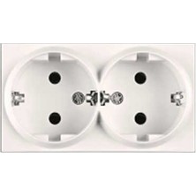 Viko K/m Ikili Topraklı Priz Krem