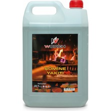 Ddtrend 5 Litre Masaüstü Şömine Yakıtı %99 Bioethanol Özel Bidonda Kokusuz Dumansız Sarı Alev