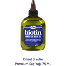Difeel Biotin İnce ve Yavaş Uzayan Saçlara Özel Saç Bakım Yağı 75ML