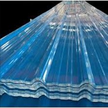 Darkss Trapez Çatı Kaplama Levhası, Pvc, Şeffaf, 87,5X200 Cm, 0,9 mm (1 Adet=1,75 M2)