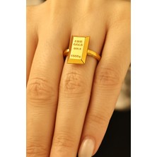 Fay Yamaner Altın Külçe Yüzük