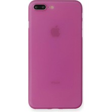 iPhone 8 Plus Kılıf Pp Ultra Ince Kapak - PEMBE-(5796) - EMTHBA5693-9153