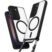 Toyigoo Samsung Galaxy S23 Plus Kılıf Enka Magsafe Silikon Kılıf - SIYAH-(5796) - VOANFD5273-1145