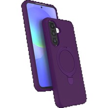 Samsung Galaxy A17 5g Regal Magsafe Standlı Kapak - Derin MOR-(5796) - BYOS8713-9797