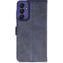 Khayra Samsung Galaxy M15 Kılıf Trend S Plus Kapaklı Kılıf - LACIVERT-(5796) - ESZAOC6793-1334